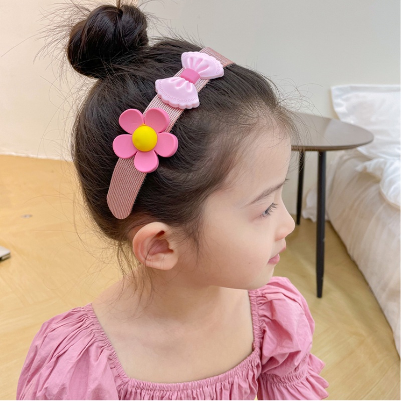 PVN45082 Băng Đô Dán Tóc Kiểu Dáng Hoạt Hình Xinh Xắn Cho Bé Gái Giá Rẻ