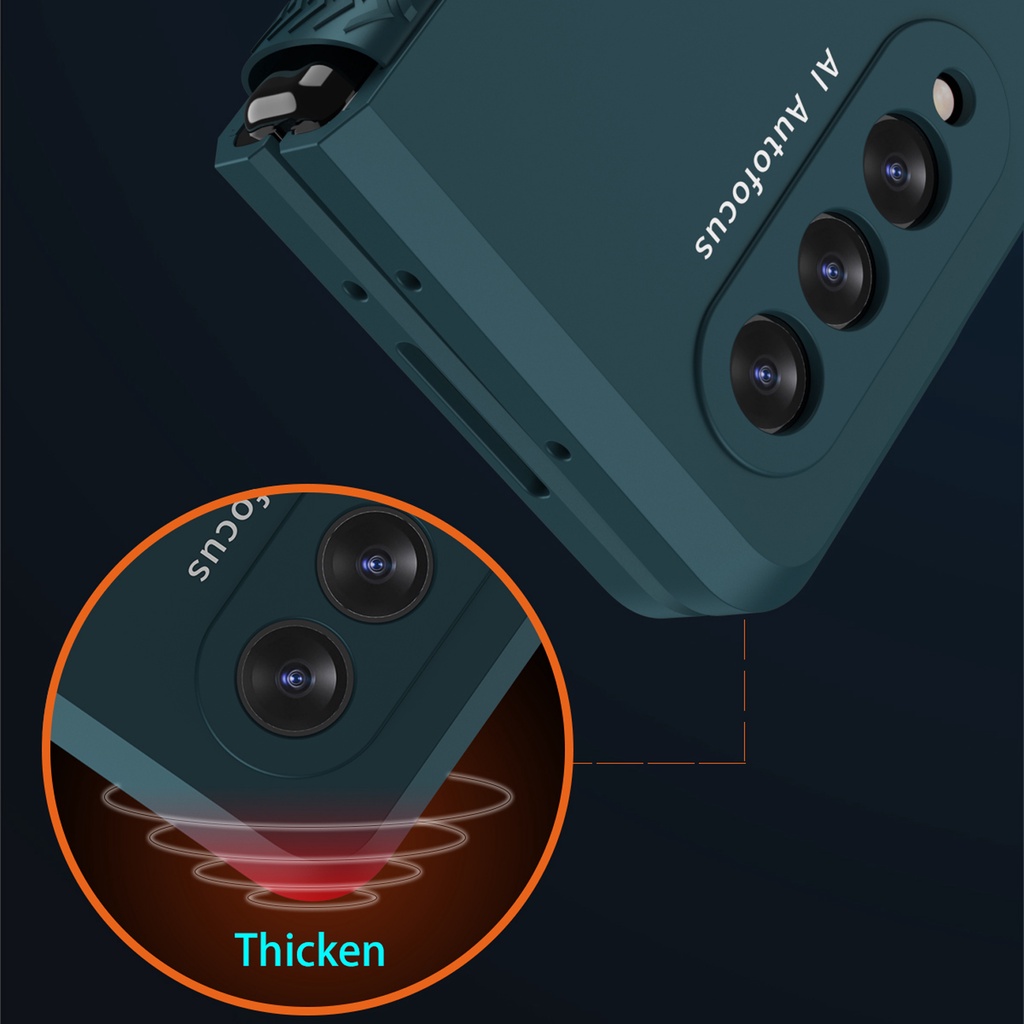 Ốp Điện Thoại TPU Có Miếng Dán Bảo Vệ Mặt Trước Cho Samsung Galaxy Z Fold 3 3 5G