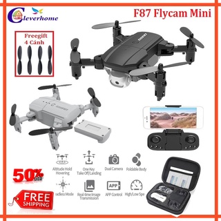 flycam mini 4k giá rẻ f87, máy bay không người lái quay phim, chụp ảnh