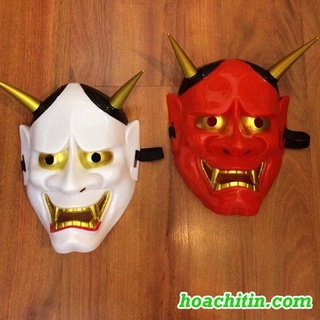 Mặt nạ hóa trang nhân vật Hannya Oni Nhật Bản Halloween