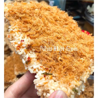 Cơm cháy sốt mắm chà bông