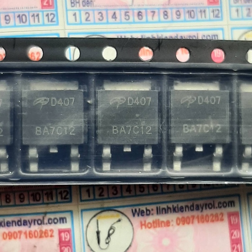 Linh kiện điện tử MOSFET 60V 12A To-252 AOD407 D407