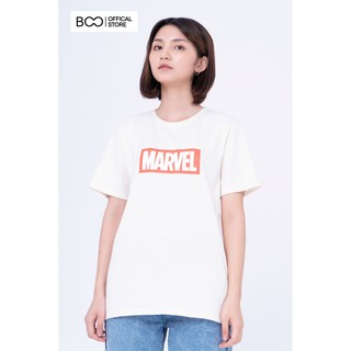  Áo Thun BOO Nữ Dáng Basic In Hình Logo Marvel Dành Cho Gen Z