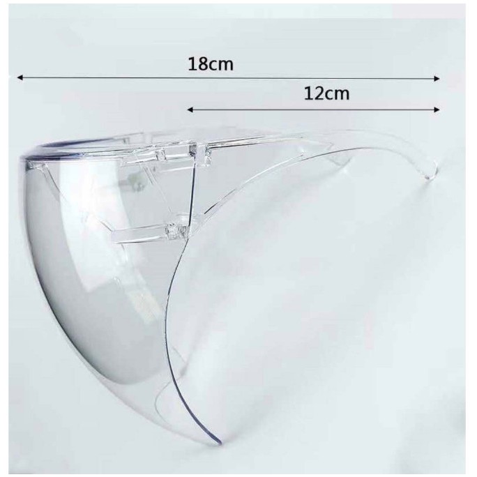Mắt kính phòng dịch FACE SHIELD chống giọt bắn che hết khuôn mặt , bảo hộ chống bụi gió đi đường [ KHẨU TRANG NHỰA ] | BigBuy360 - bigbuy360.vn