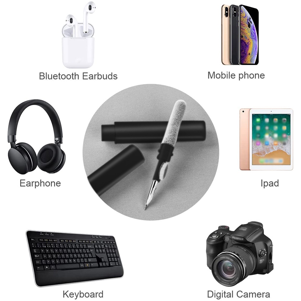 Bộ Dụng Cụ Làm Sạch Tai Nghe Bluetooth / Bút Vệ Sinh / Bút / Phù Hợp Cho Tai Nghe / Bảng Mạch / Điện Thoại / Ống Kính Camera