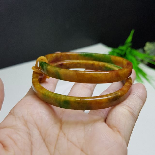 Vòng Tay Cặp Đôi Bản Vuông Ngọc. Tứ Quý Size 57, 52, 53