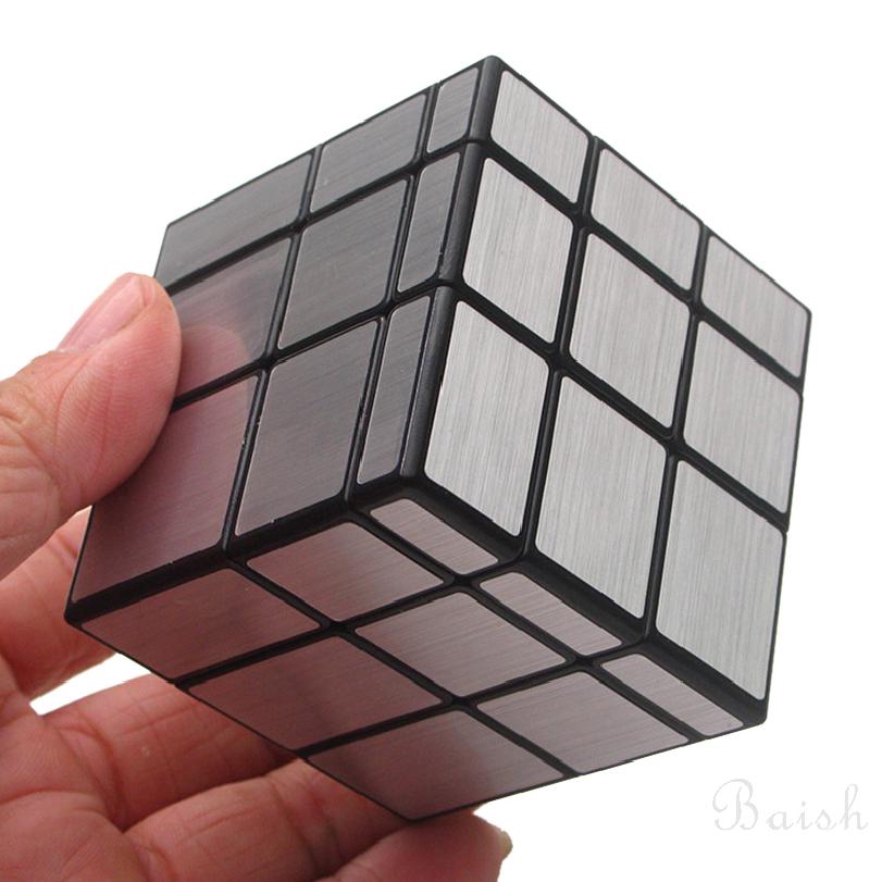 Qiyi Magic Mirror Square Rubik's Cube 3rd-order Deformation Brushed Alien Shaped Puzzle Play 368