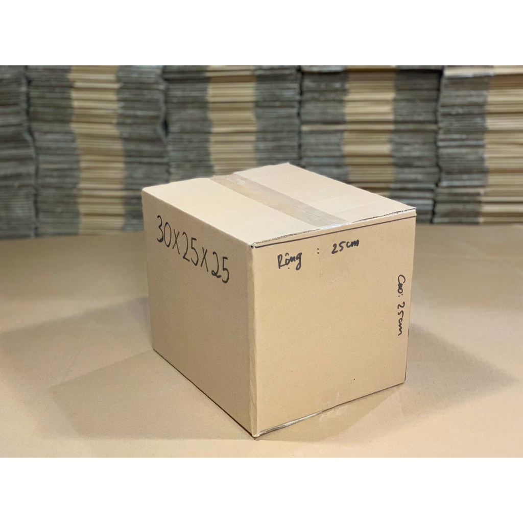[FREESHIP] Combo 10 Hộp Carton 30X25X25 Giá Rẻ Đóng Hàng tại Cầu Giấy Hà Nội - Thùng giấy ship cod