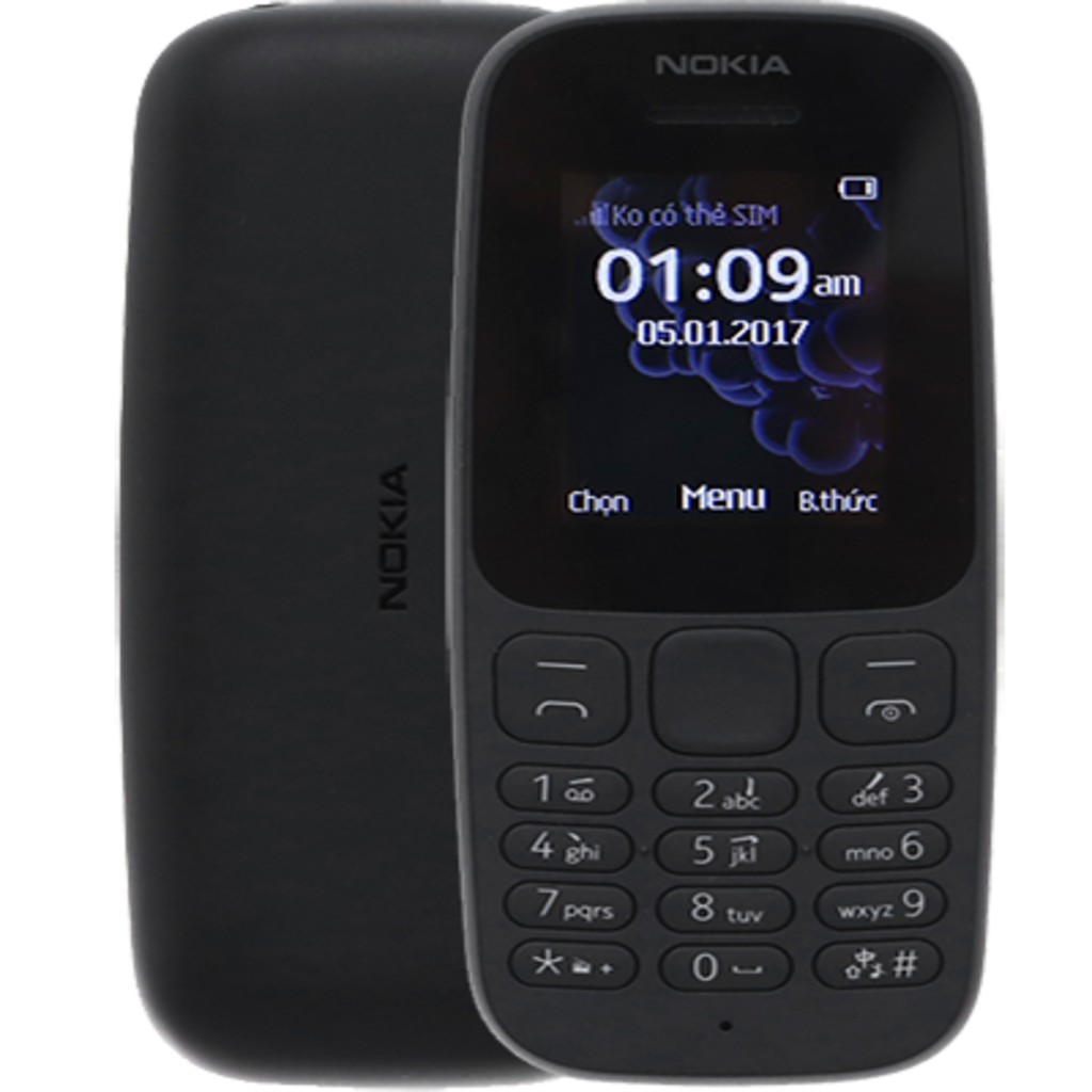 Điện Thoại Nokia 105 2017 1 Sim