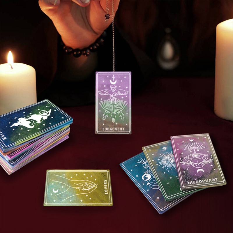 Khuôn Silicone Làm Mặt Dây Chuyền Thẻ Bài Tarot Arcana Độc Đáo DIY