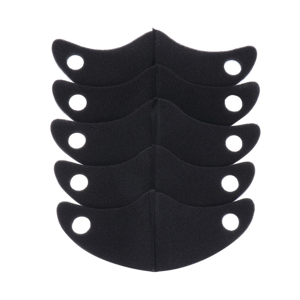 Set 5 khẩu trang đồ chơi mini nhiều màu dễ thương cho búp bê 20cm