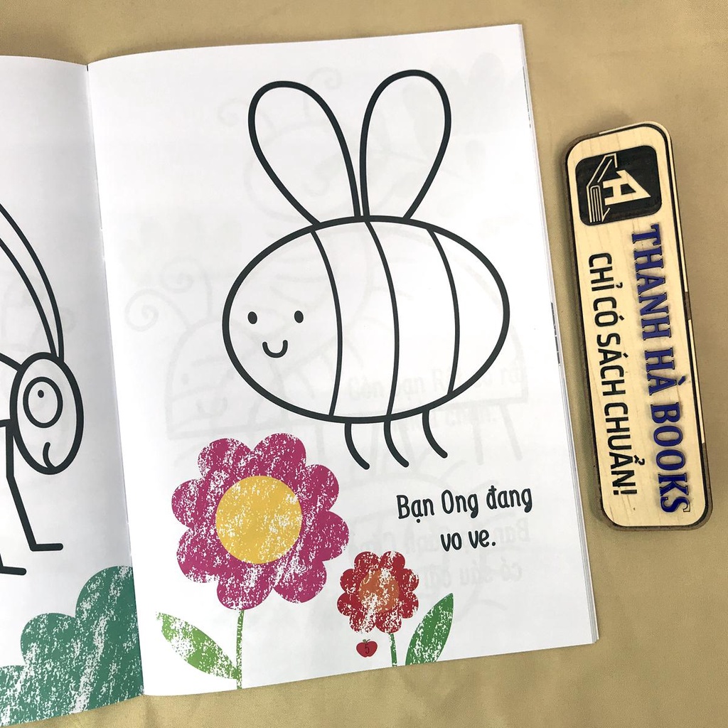 Sách - Cuốn sách Tô màu đầu tiên của tớ - Côn Trùng - Dành cho bé từ 3 - 9 tuổi