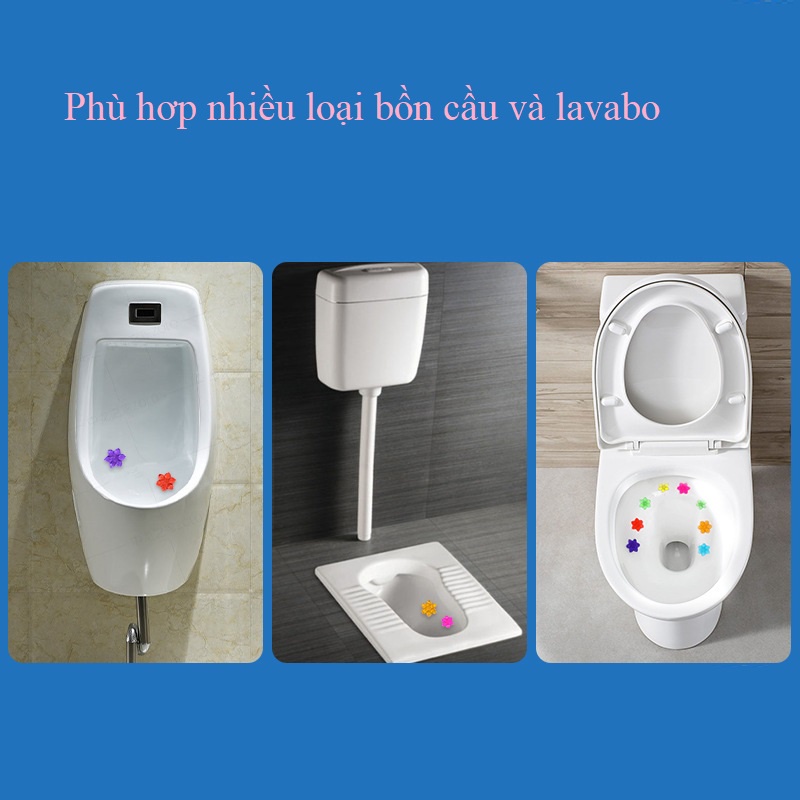 Gel thơm, gel khử mùi toilet bông hoa