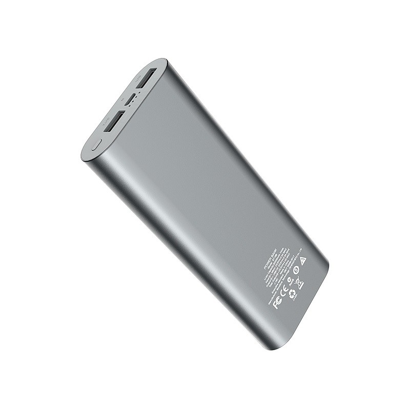 Pin sạc dự phòng Borofone BT19B Universal 20000mAh Output 2A, Vỏ kim loại - Hàng chính hãng