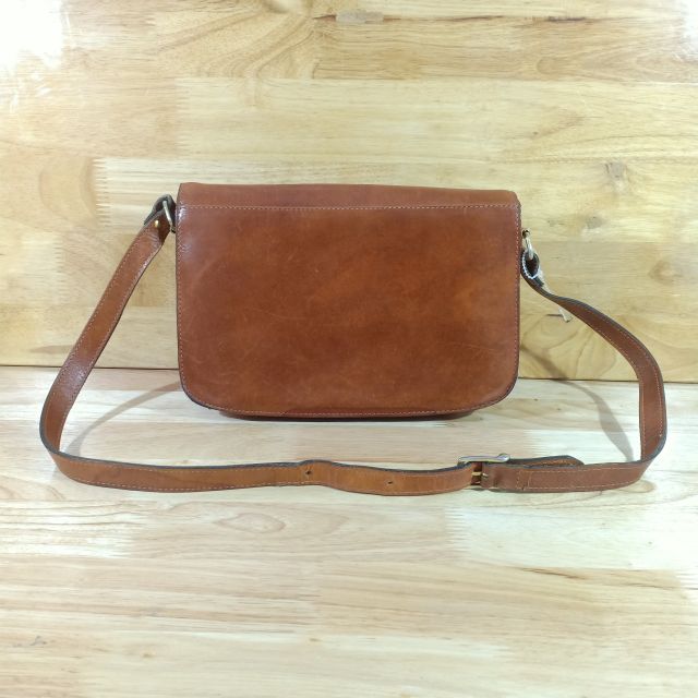 Túi đeo chéo da thật secondhand  060612