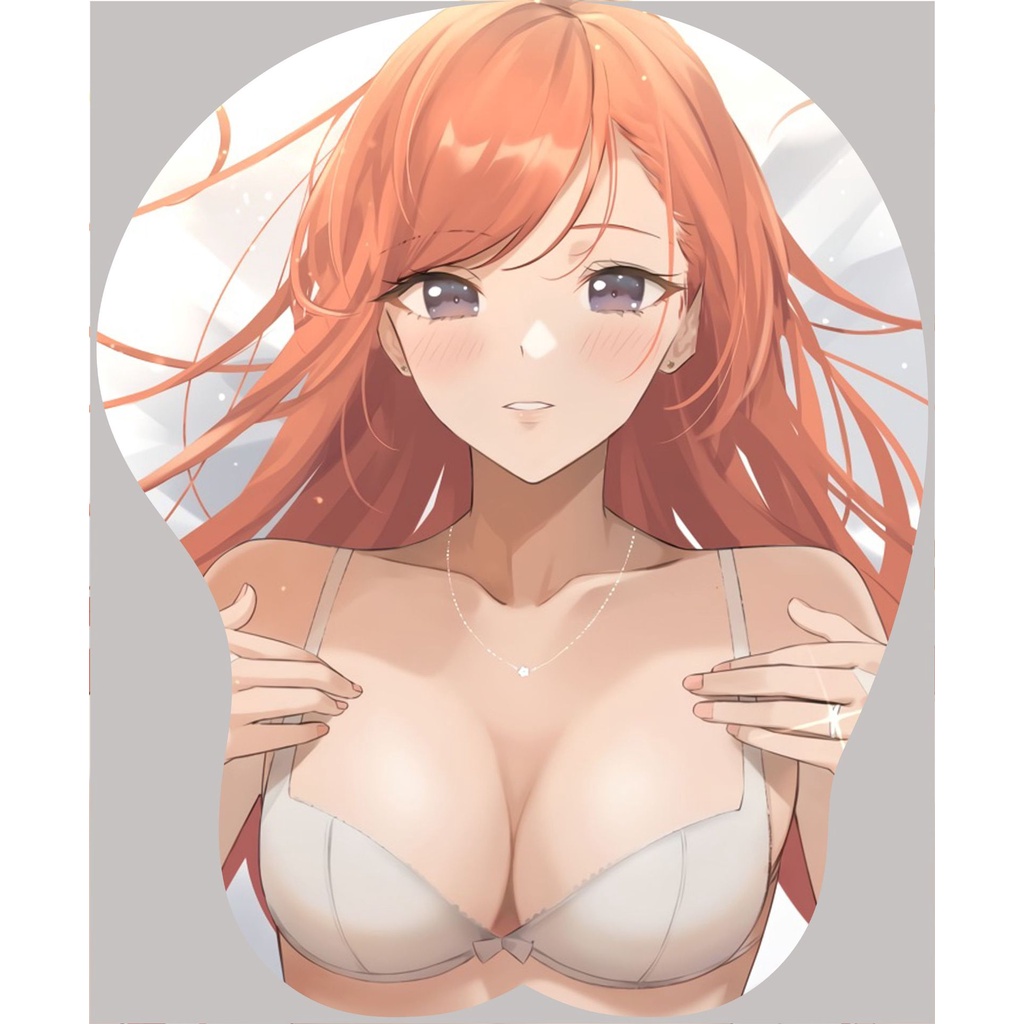 Miếng Lót Chuột Silicone In Hình Anime 3d