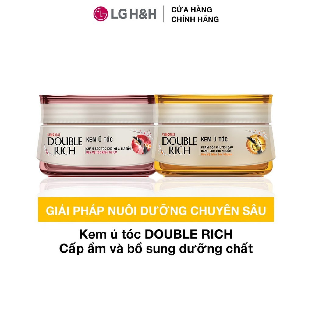 Kem Ủ Tóc Double Rich Chăm Sóc Tóc Hair Mask Damage 150g