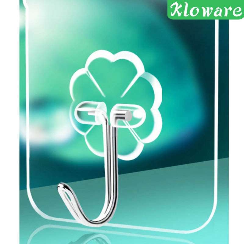 Set 20 Móc Treo Đồ Dùng Trong Suốt Tái Sử Dụng Tiện Lợi