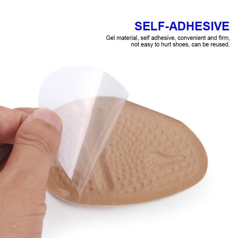 Set 2 Miếng Đệm GEL Lót Giày Cao Gót Chống Trượt Thoáng Khí Bảo Vệ Bàn Chân