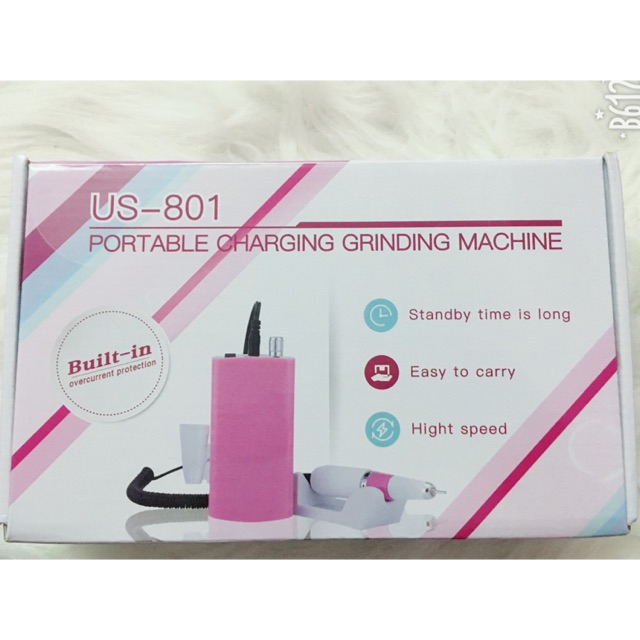 Máy mài móng tích điện Us-801