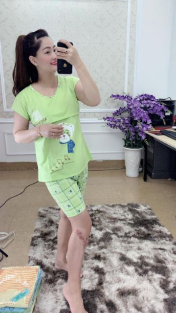 [Sieu Hot] Bộ đùi bầu và sau sinh chất cotton đẹp loại 1