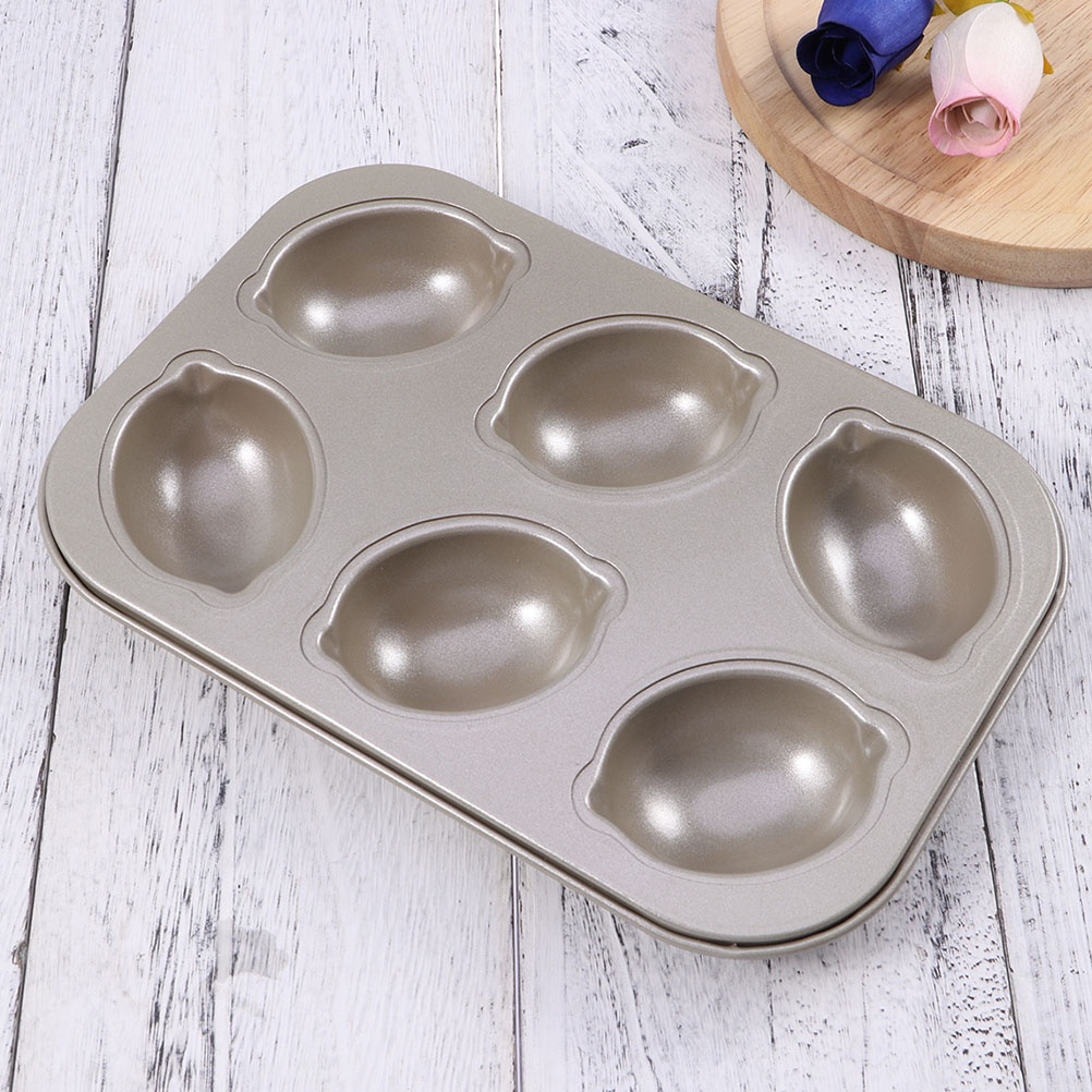 Khuôn Nướng Bánh Chống Dính Tạo Hình Quả Chanh Độc Đáo Tiện Dụng