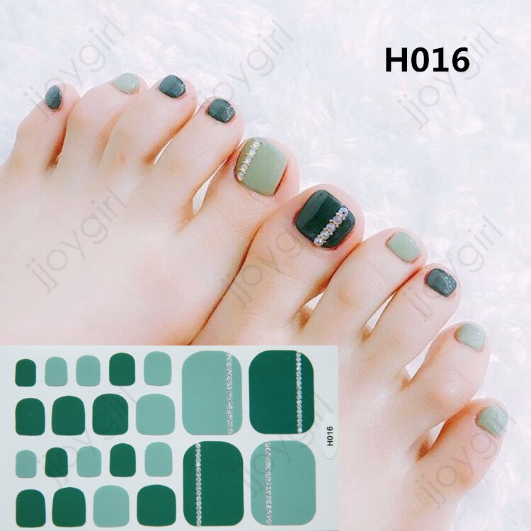 Miếng dán trang trí móng chân họa tiết sáng tạo