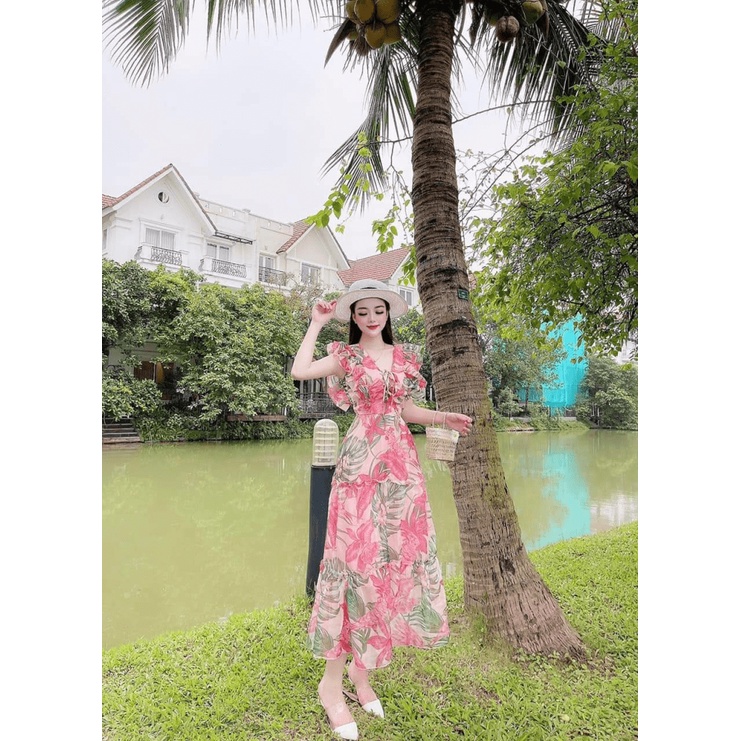 (HCM) ĐẦM VOAN MAXI THỜI TRANG TRẺ TRUNG TÔN DÁNG SÀNH ĐIỆU CHO CÁC NÀNG KME STORE
