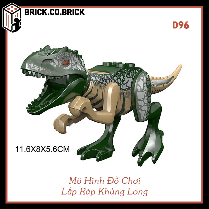 Khủng Long Đồ Chơi Lắp Ráp Mô Hình Dinosaur Jurassic Park Loại Nhỏ D94-D99