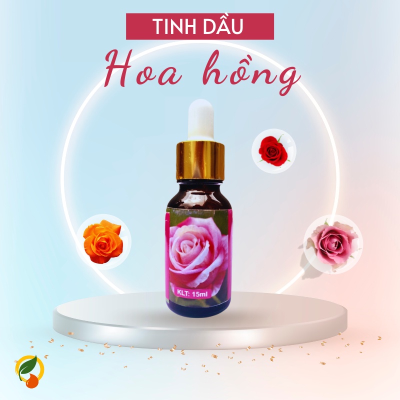 Tinh dầu Hoa Hồng essential oil giúp khử mùi, thơm phòng - 10ml