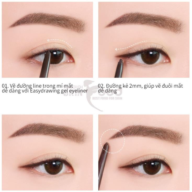 Chì Kẻ Mắt Chống Trôi Merzy Easydrawing Gel Eyeliner 0.14g