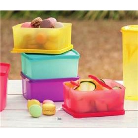 Tupperware - Bộ trữ mát 4 hộp small square 650ml