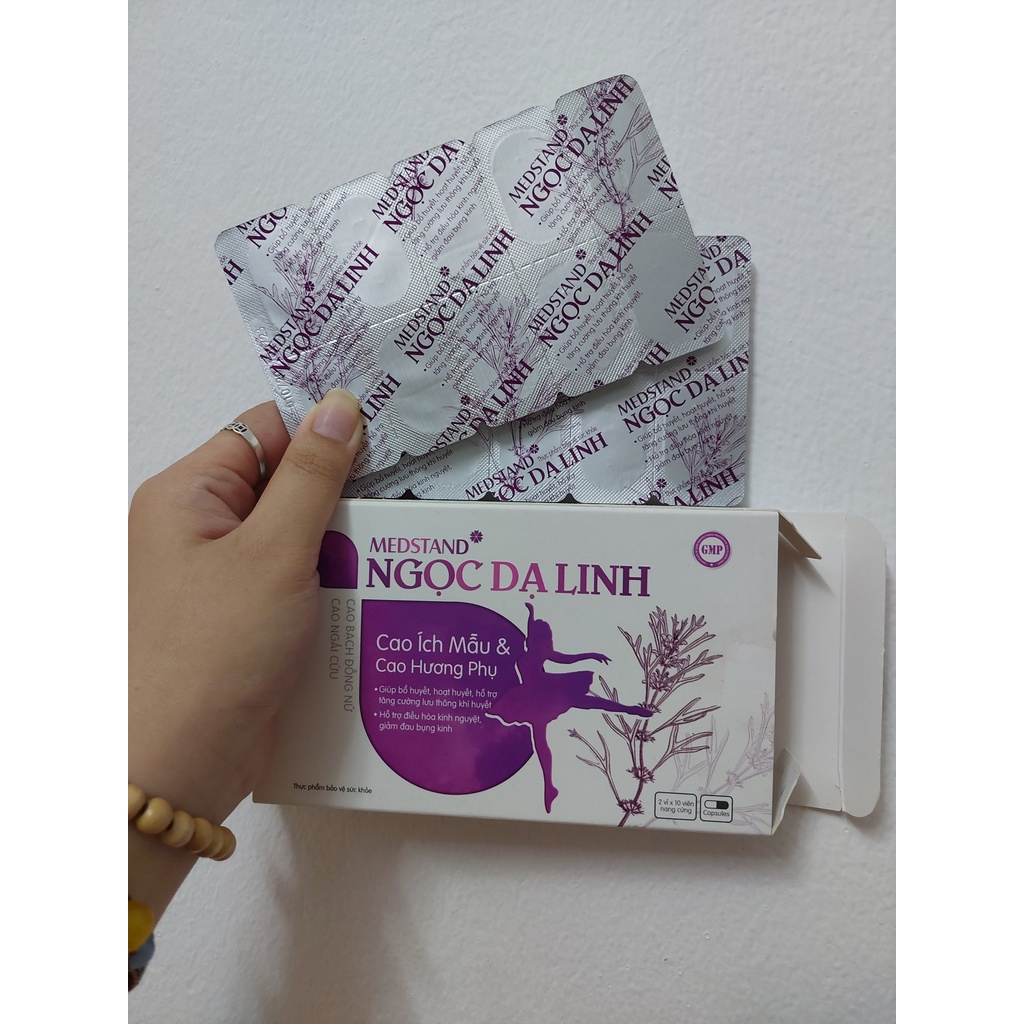 Ngọc Dạ Linh Điều hòa kinh nguyệt, giảm đau bụng kinh từ cao ích mẫu, cao hương phụ...
