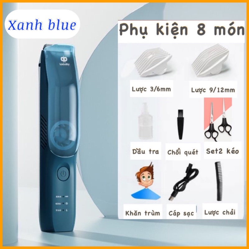 TẶNG SET KÉO LƯỢC - TÔNG ĐƠ CẮT HÚT TÓC TỰ ĐỘNG LUKBABY. MÃ LUCKBABY