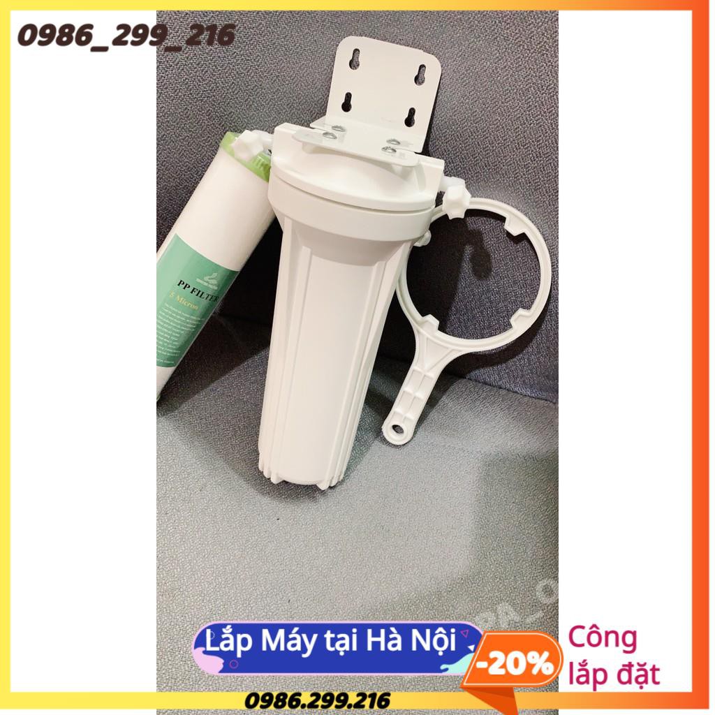 Bộ Cốc Lọc Đầu Nguồn Có Đủ Phụ Kiện  ♥️ Cốc Lọc Máy RO Có Ren 13,21