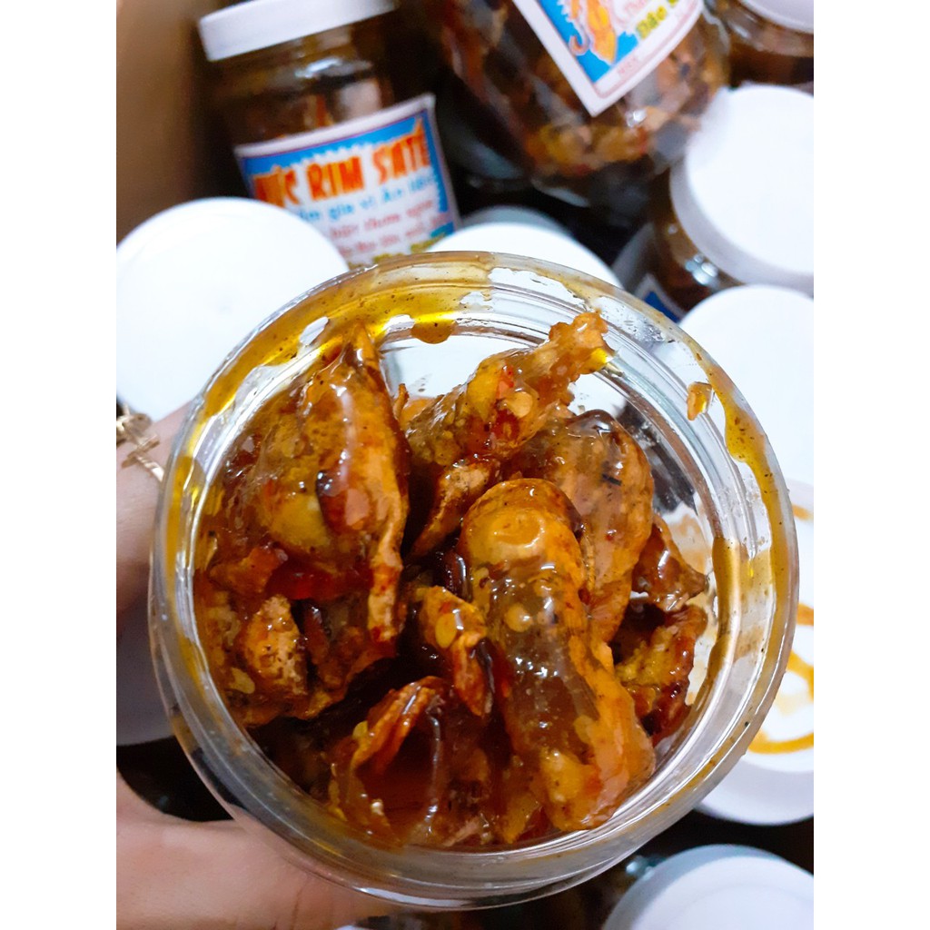 Mực Rim Sate Me Nguyên Con Chua Cay Tròn Vị Hộp 250g