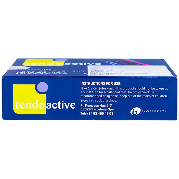 Viên Uống Tăng Cường Sức Khỏe Cho Gân Tendoactive Bioiberica 30 Viên