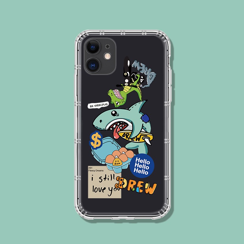 Ốp Điện Thoại tpu Mềm Trong Suốt In Họa Tiết Hoạt Hình Cho iphone 6s 7 8 plus x xr 14 pro xs max 12 13 mini 11 pro max