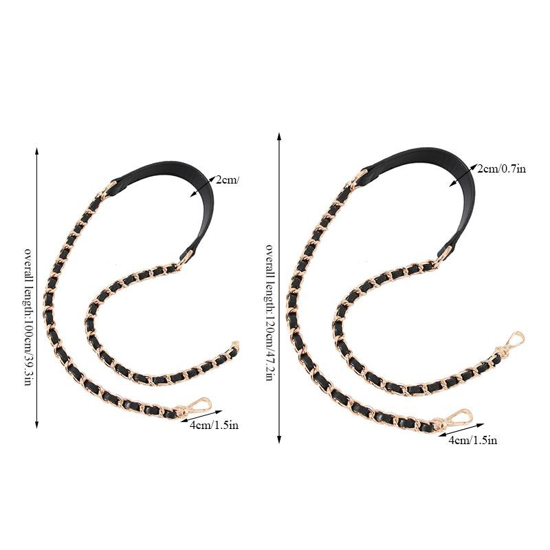 Dây Xích Da Đeo Vai/Đeo Chéo Thời Trang Cho Túi Xách Nữ