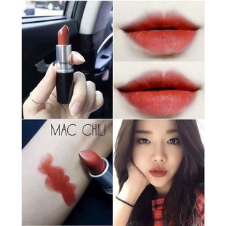 Son MAC Matte Lipstick Chili đỏ gạch