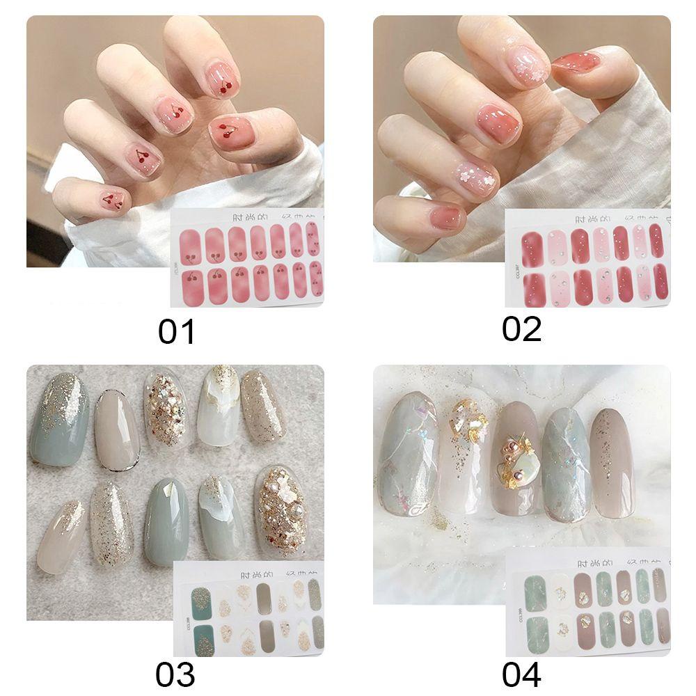 Miếng Dán Trang Trí Móng Tay 3D Toàn Diện Thời Trang