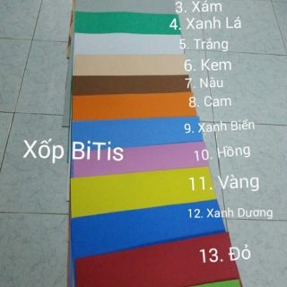 Mút bitis trang trí, làm đồ dùng mầm non
