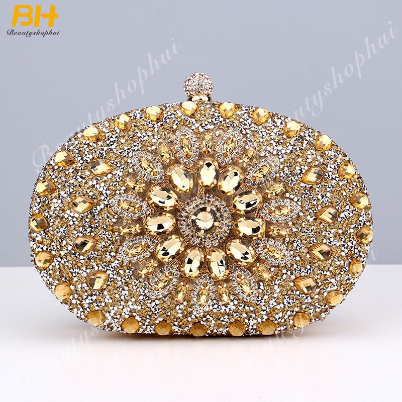 Ví Cầm Tay Đính Đá Thời Trang 2022 Sang Trọng Cho Nữ