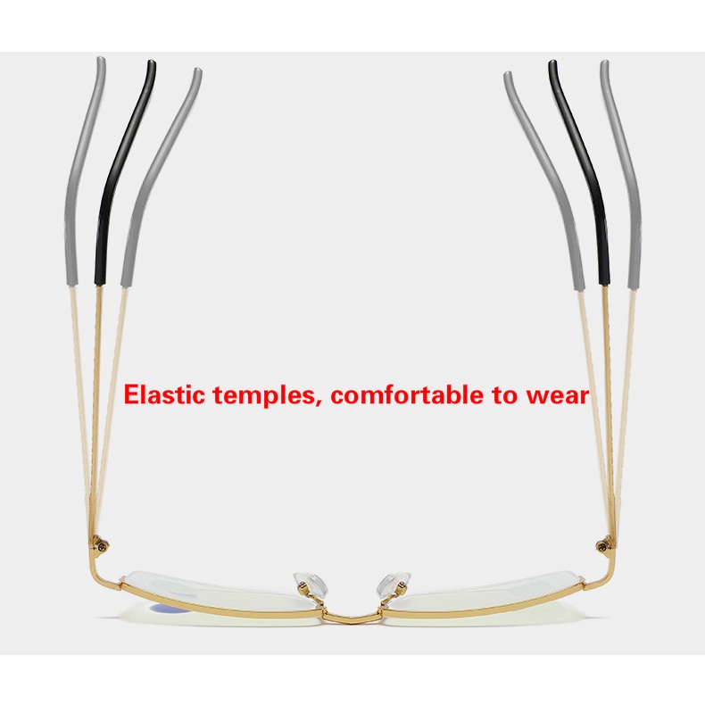 Mắt kính đọc sách gọng kim loại chống ánh sáng xanh thời trang cho nam+1.00+1.50+2.00,+2.50,3.00,+3.50