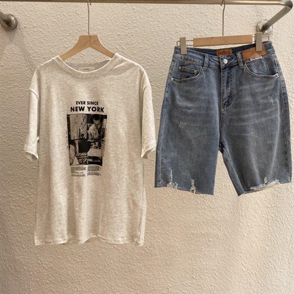 1405SJ - Quần sooc jean QC