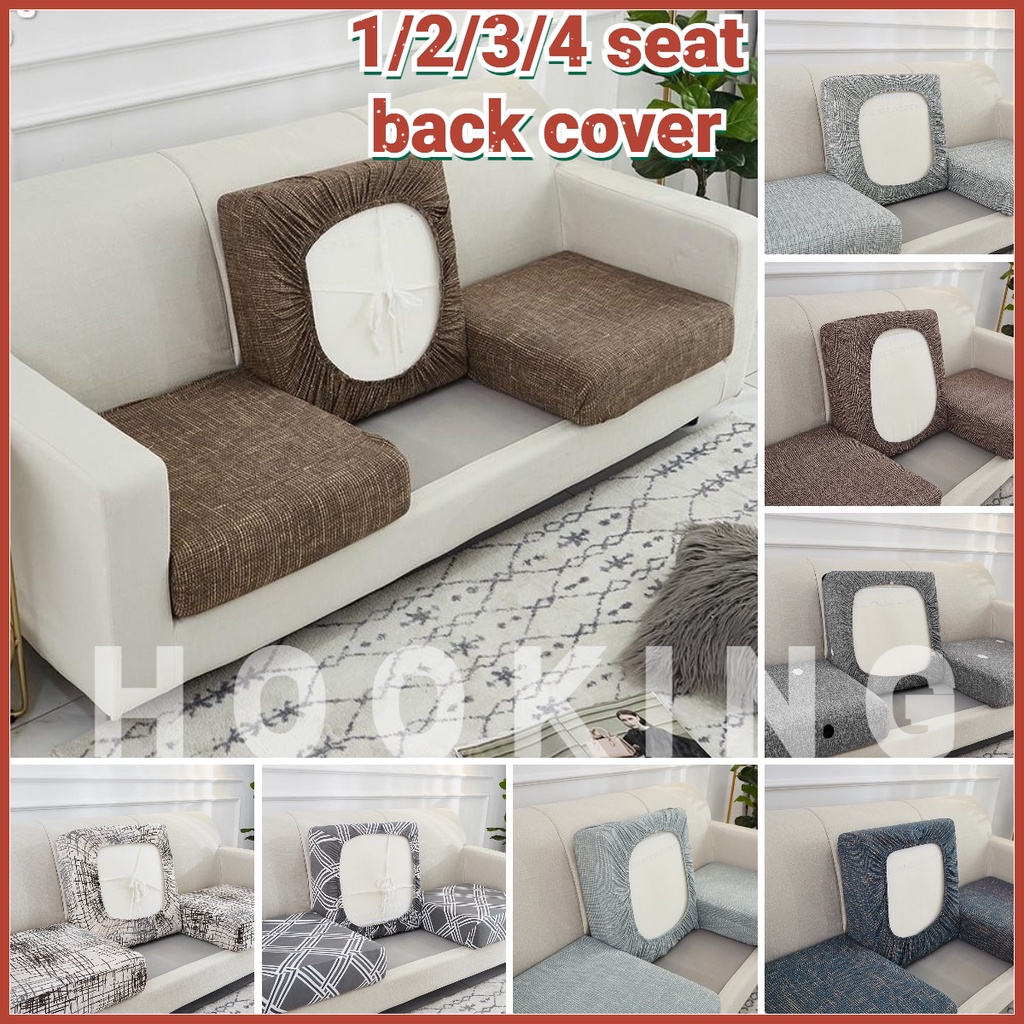Vỏ bọc đệm sofa 1 / 2 / 3 / 4 chỗ chất vải co giãn phối họa tiết đa dạng tùy chọn cho trang trí trong nhà