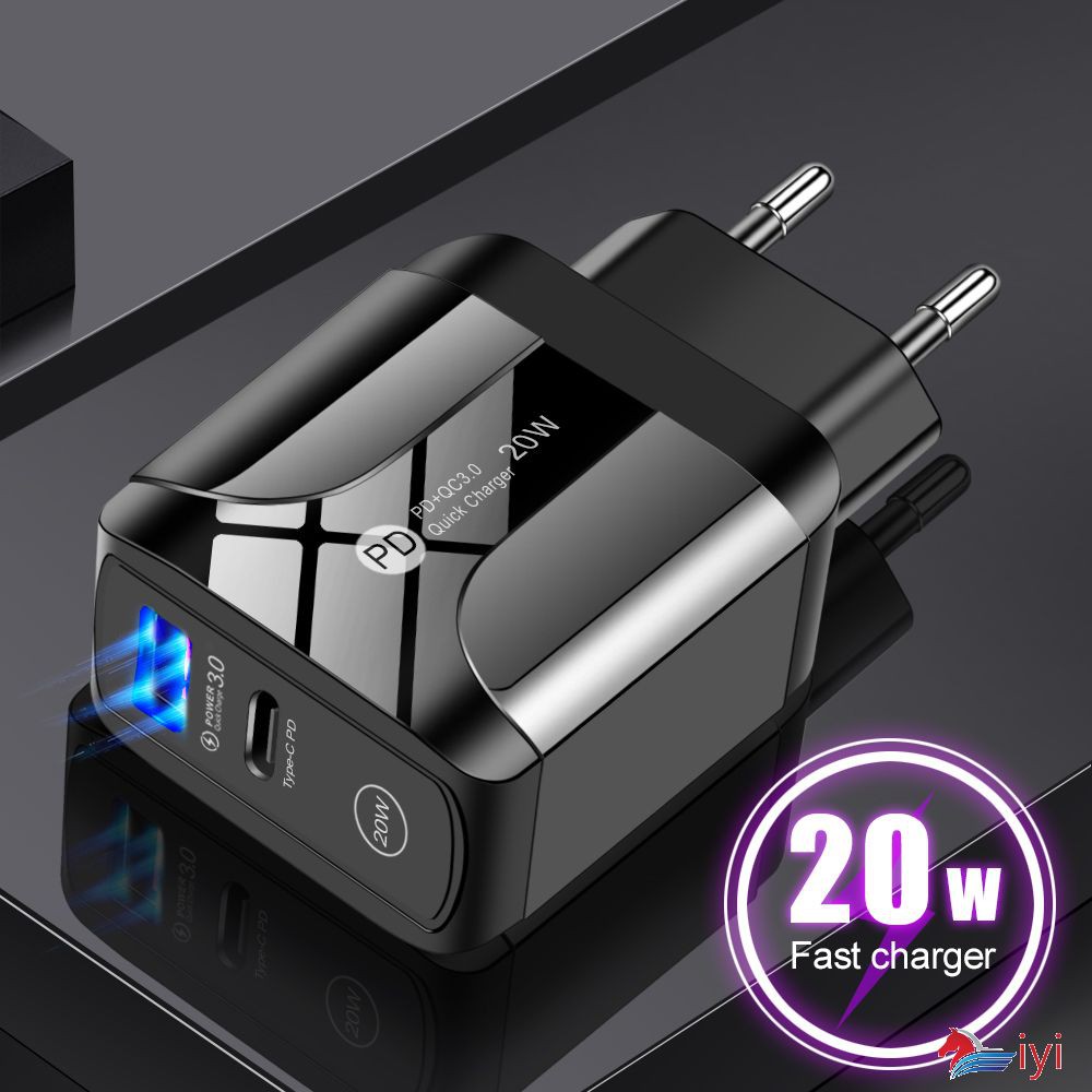 Củ Sạc Nhanh Pd20W + Qc3.0 Cho Iphone12 Pro Max