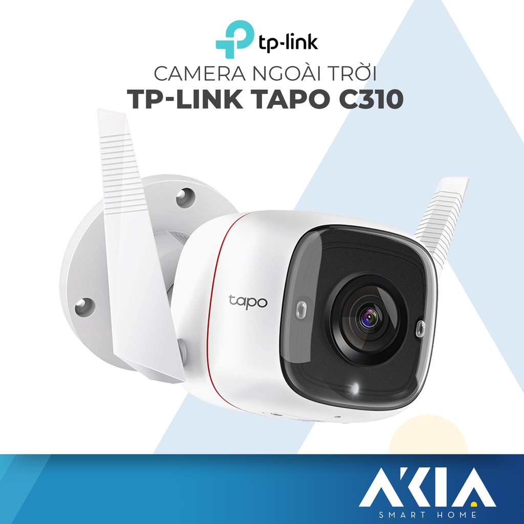 Camera ngoài trời TP Link Tapo C310, độ phân giải 3 Megapixel, chống nước IP66, phát hiện chuyển động, đàm thoại 2 chiều
