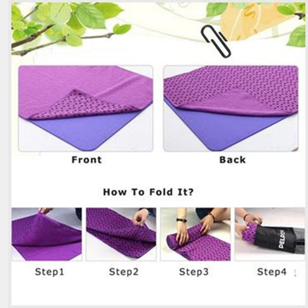 Thảm Tập Yoga / Pilates Chất Liệu Microfiber Kích Thước 183x63cm