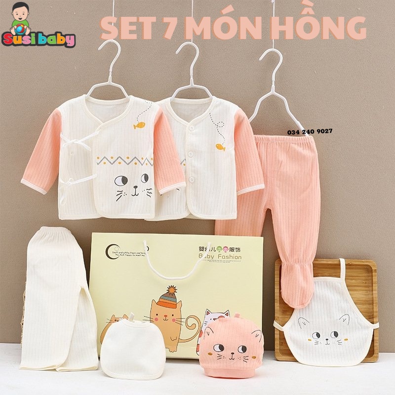 SET SƠ SINH CAO CẤP - QUÀ TẶNG ĐẦY THÁNG - CÓ HỘP KÈM THIỆP CHÚC MỪNG